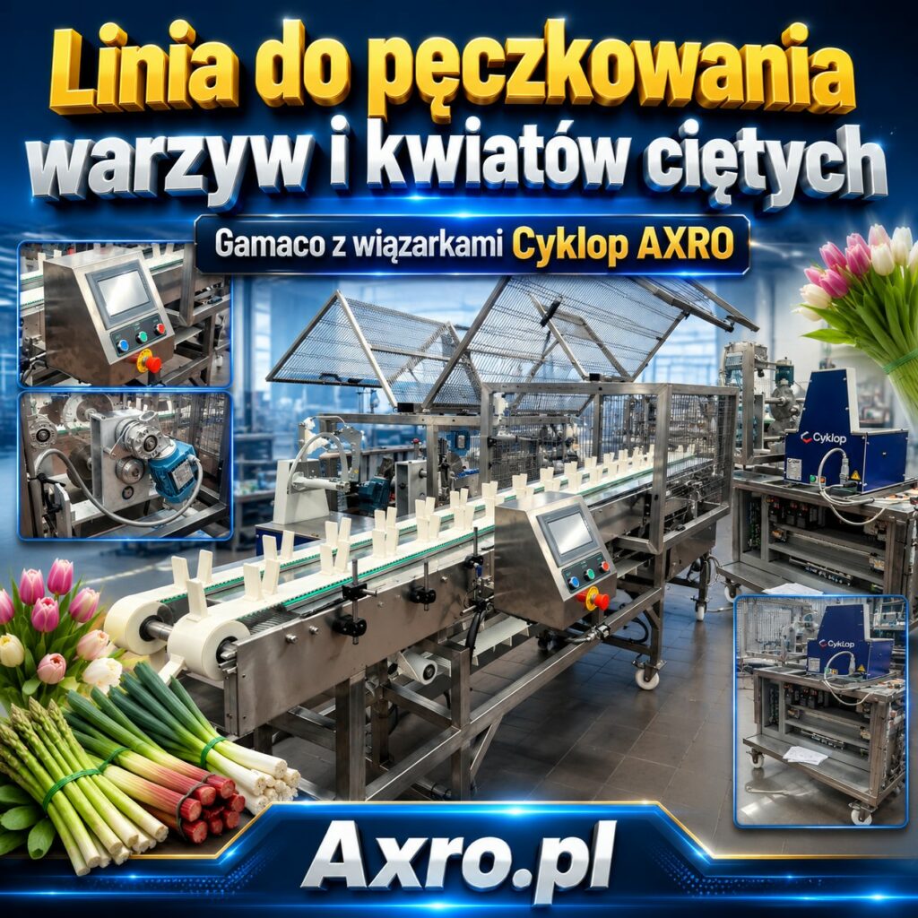 Linia do pęczkowania warzyw, włoszczyzny i kwiatów